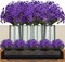 15 Bundles Artificial Flowers Fake Silk Flowers Outdoor UV Resistant Faux Flowers